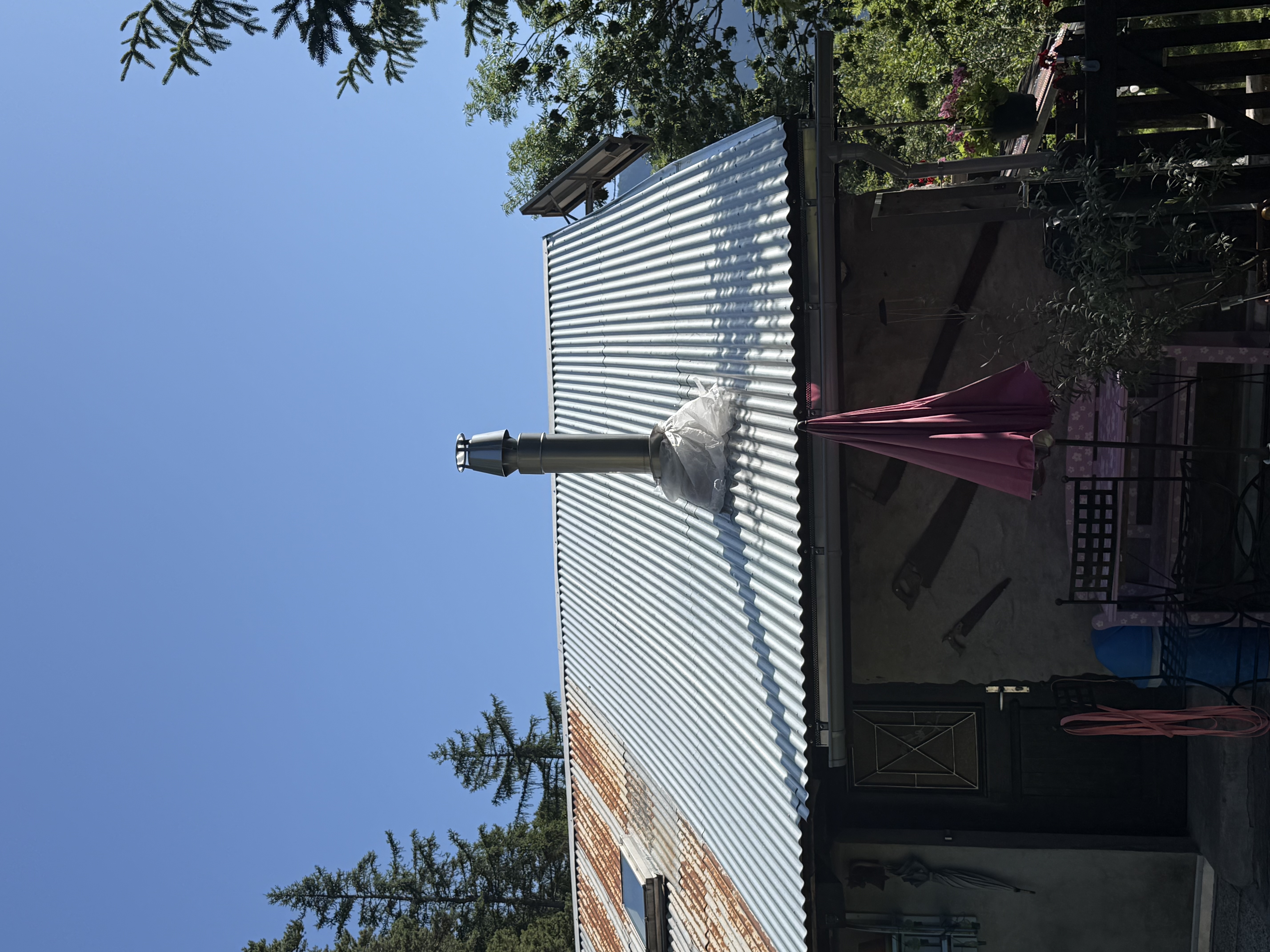 Réfection du canal de cheminée - Avant Travaux