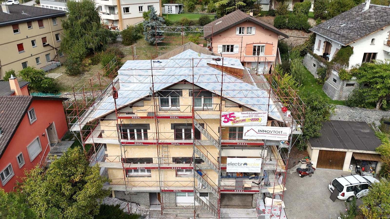 Réalisation - Rénovation d'une toiture
